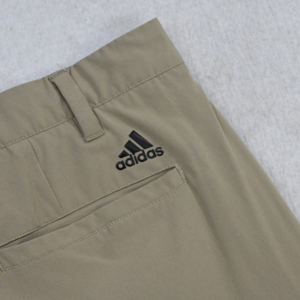 Adidas Golf Pants Mens 36x30 Regular Tan Performance Chino Flat Front Stretch